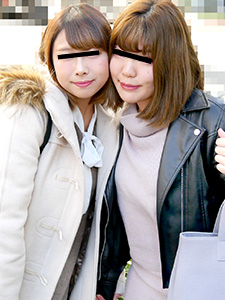 With My Friend: I'm a close friend since I was a student, but 3P is a little nervous (10Musume-010222_01) sample image 3