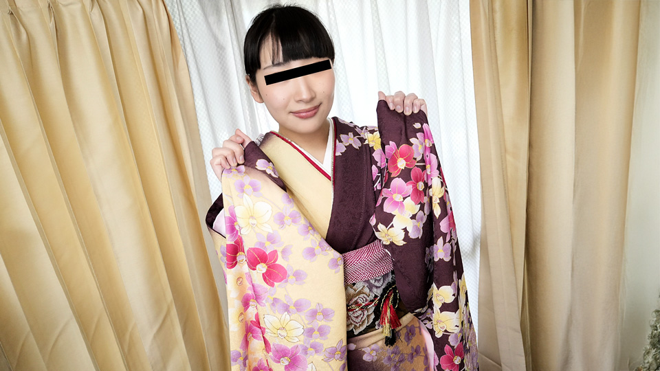 A girl with soft big breasts in a kimono (10Musume-010326_01) sample image 2