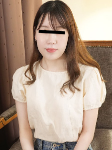 Amateur AV Interview: A peach-assed girl panting discreetly with her erect clitoris exposed. (10Musume-010424_01) sample image 3