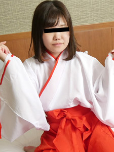 Vaginal cum shot to a shrine maiden as a punishment (10Musume-011022_01) sample image 3