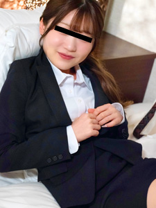 A cute little college girl for gets creampied during a job interview (10Musume-022525_01) sample image 3