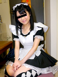 I also had my dick cleaned by a housekeeping service wearing maid clothes (10Musume-031920_01) sample image 3