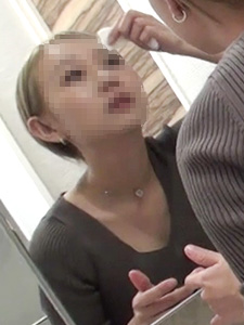 Real face amateur: Erotic college girl's face without makeup that she doesn't even show to her boyfriend (10Musume-041324_01) sample image 3