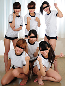 Chubby Girls in Bloomers Orgy (10Musume-100811_01) sample image 2