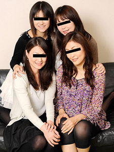 Big orgy with 4 sluts in the year-end party (10Musume-122922_01) sample image 3